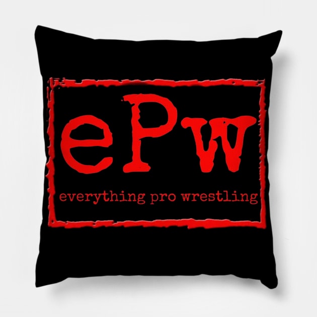 EPW Boxed Red Logo Pillow by EPW