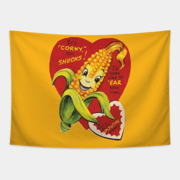 Corny Valentine Tapestry by Eugene and Jonnie Tee's