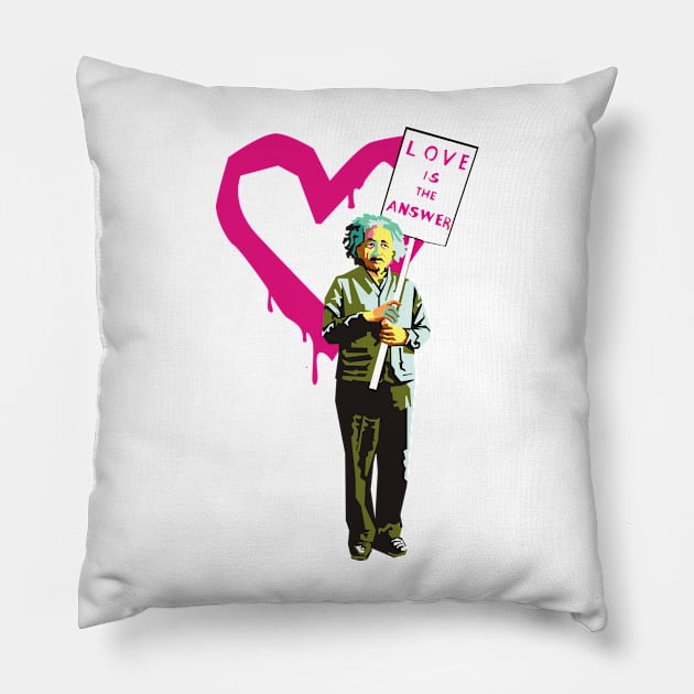 banksy pop art Pillow by rifaisetyo