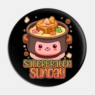 Sauerbraten Sunday Foodie Design Pin