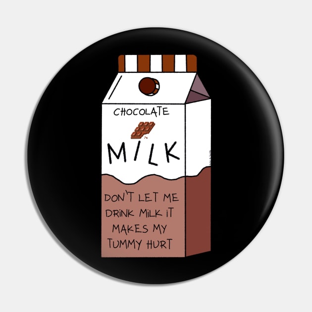 Chocolate Milk Pin by ROLLIE MC SCROLLIE