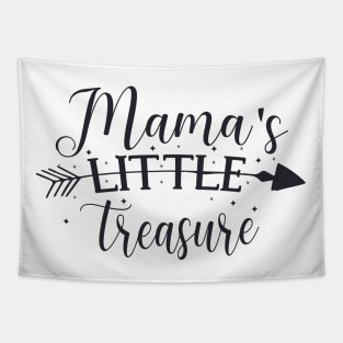 Mama's Little Treasure cute baby shower toddler gift Tapestry