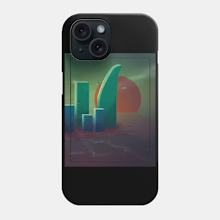 Travel Futuristic Sci Fi Planet Scene Phone Case