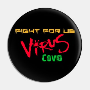 Virus Corona Pin