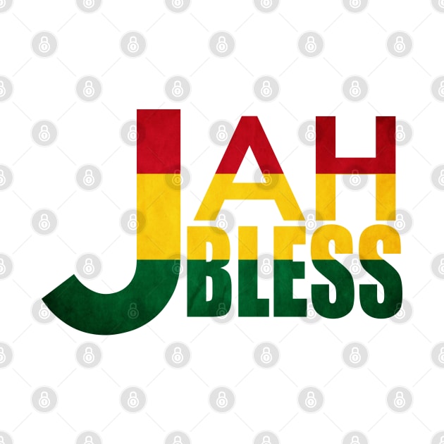 Jah Bless Rasta Reggae Rastafari by Merchweaver