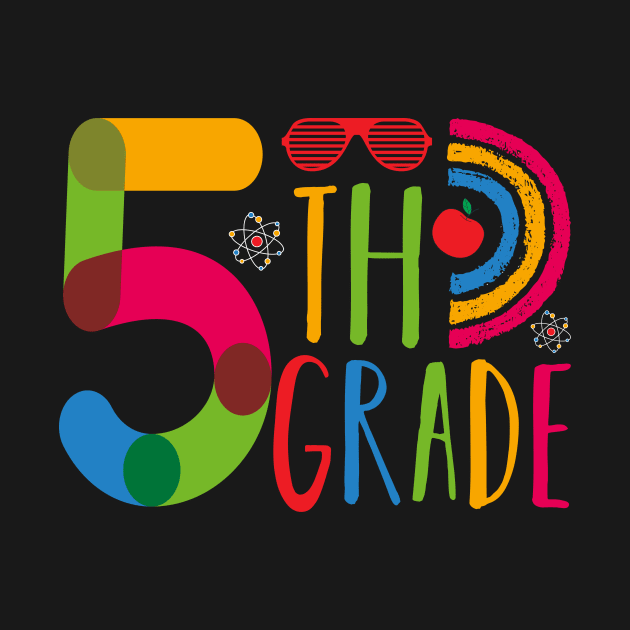 5th Grade Squad Teachers Boys Girls Funny Back To School by drag is art