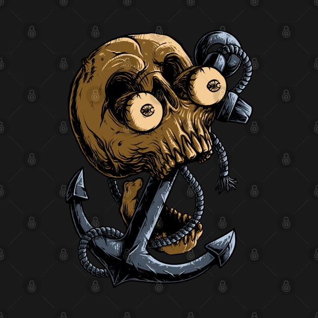 Skull Anchor by quilimo