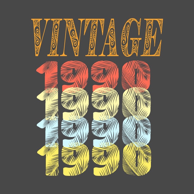 vintage 1990 t-shirt by direct.ul