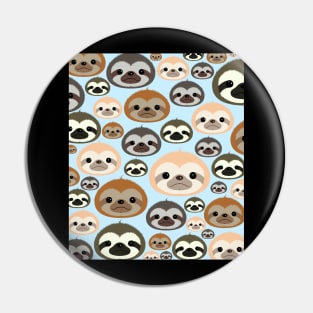 Cute Sloths Everywhere Pin