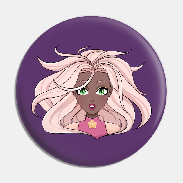 Anime Girl Pin by AmberCreator