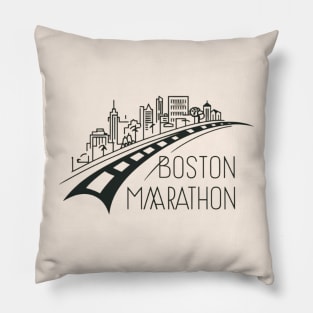 boston marathon charity Pillow