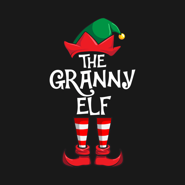 Granny Elf Matching Family Christmas Grandma by hazlleylyavlda