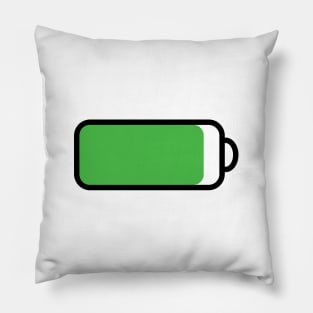 High Energy Battery Level Status Pillow