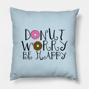 Donut Worry Pillow