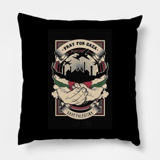 save palestine poster Pillow