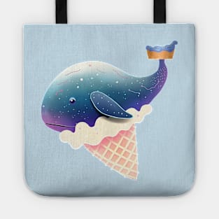 Iced Whale Cream Tote