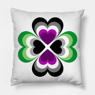 Ace/Aro clover hearts Pillow