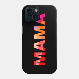 Mama text for moms, baby showers, new mothers or expecting women Phone Case
