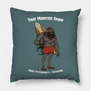 That Monster Show: Bernie (White Lettering) Pillow