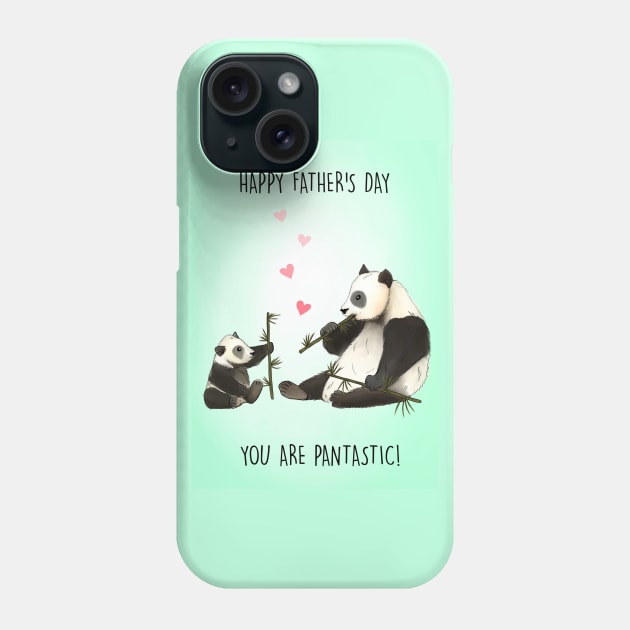 PANTASTIC FATHER Phone Case by Poppy and Mabel