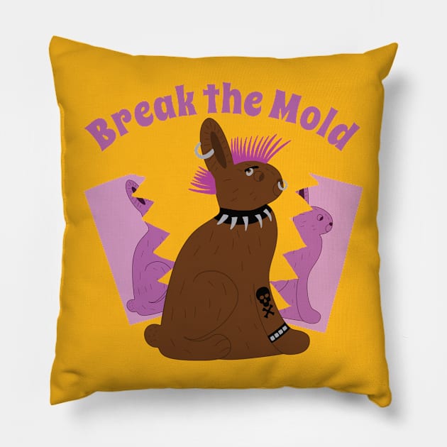 Break the Mold Pillow by Alissa Carin