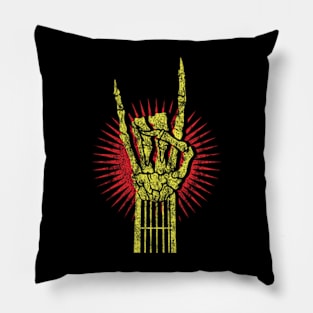 Skeleton Guitar Pillow