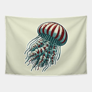 Jellyfish-Japanese Art Tapestry