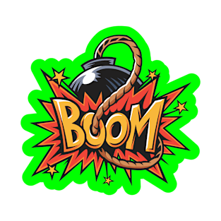 Boom Cartoon Style T-Shirt