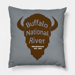 The Buffalo National River 50th Anniversary Pillow