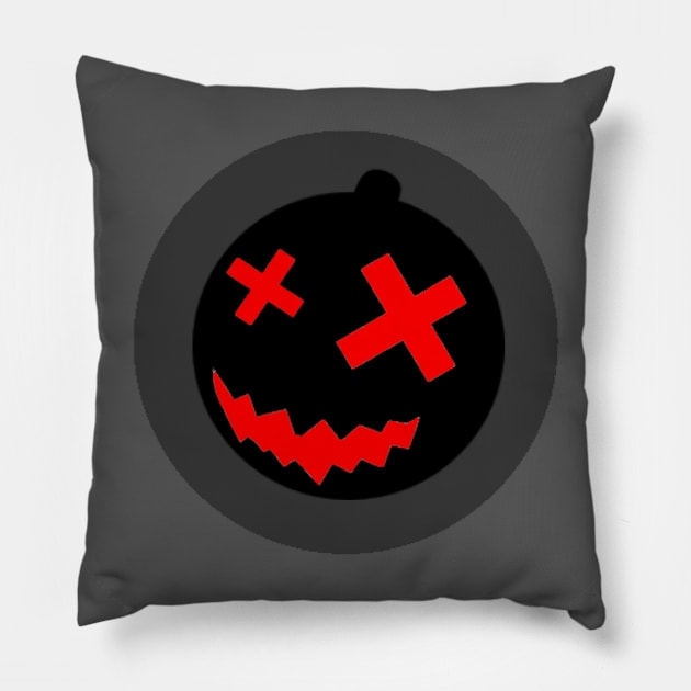 Creepy Face Pillow by NovaOven