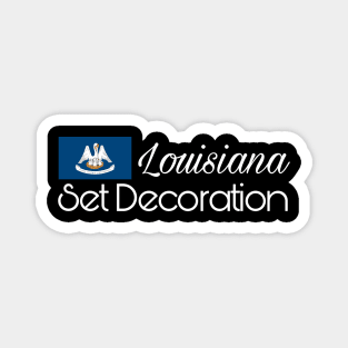 Louisiana Set Dec Flag 1 Magnet