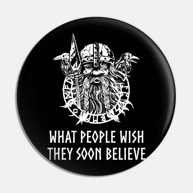 Medieval Viking Mythology Norse Proverb Scandinavian Odin Pin by Styr Designs