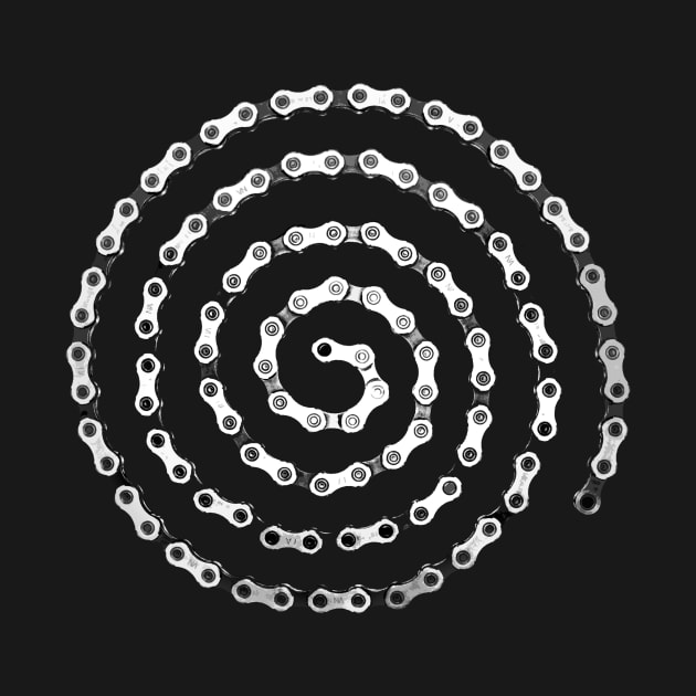 Bike Chain Spiral by NeddyBetty