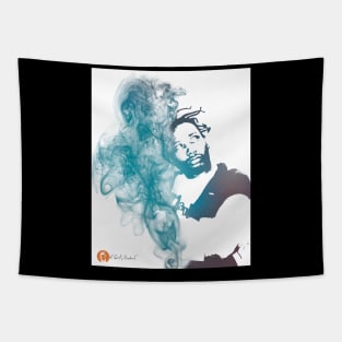 Ol' Dirty Bastard ODB Smoke Dispersion Portrait Tapestry