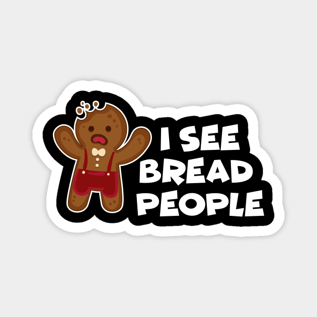 Gingerbread Man Magnet by teesumi