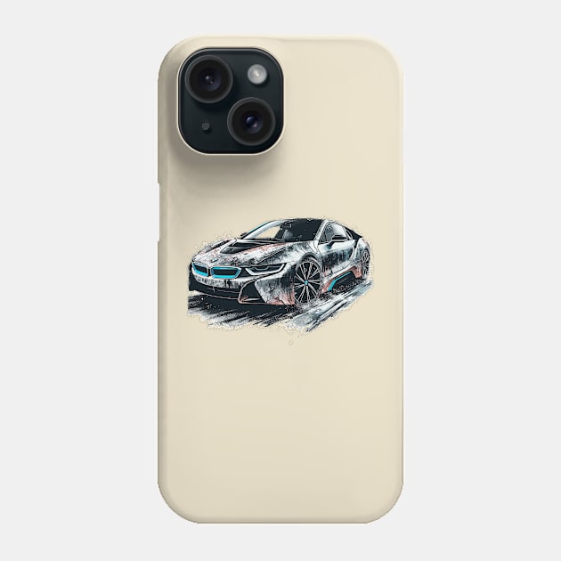 BMW i8 Phone Case by Vehicles-Art