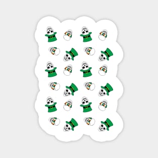 st. paddy's day skulls Magnet