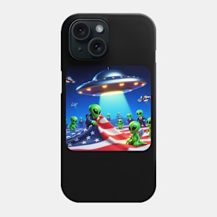 Little Green Men - Alien #10 Phone Case