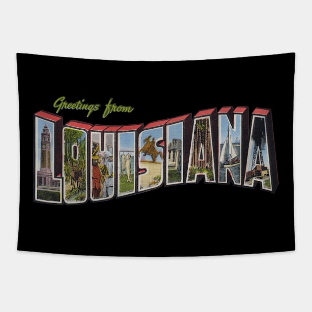 Greetings from Louisiana Tapestry by reapolo