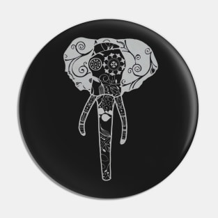 Sugar Skull Elephant Pin