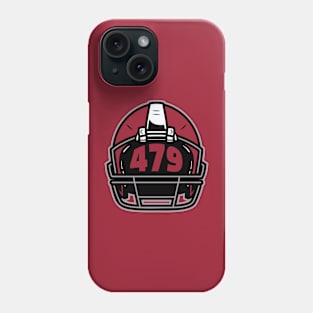 Retro Football Helmet 479 Area Code Fayetteville Arkansas Football Phone Case