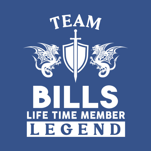 Disover Bills Name T Shirt - Bills Life Time Member Legend Gift Item Tee - Bills - T-Shirt