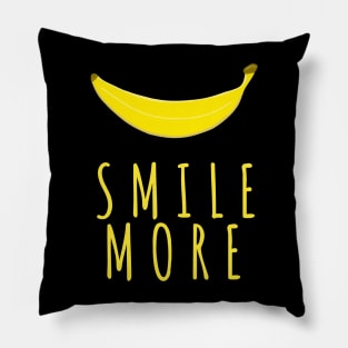 Happy Face, Smile More Pillow
