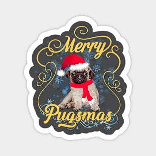 Marry Pugsmas Magnet