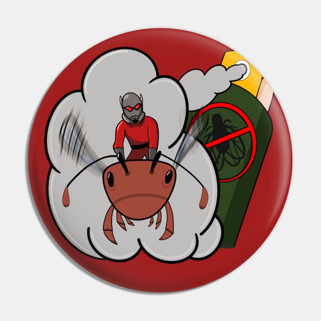 Ant-Man Bug Spray Attack Pin by Jamie Collins