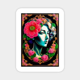 Agatha Christie Vintage Art Magnet