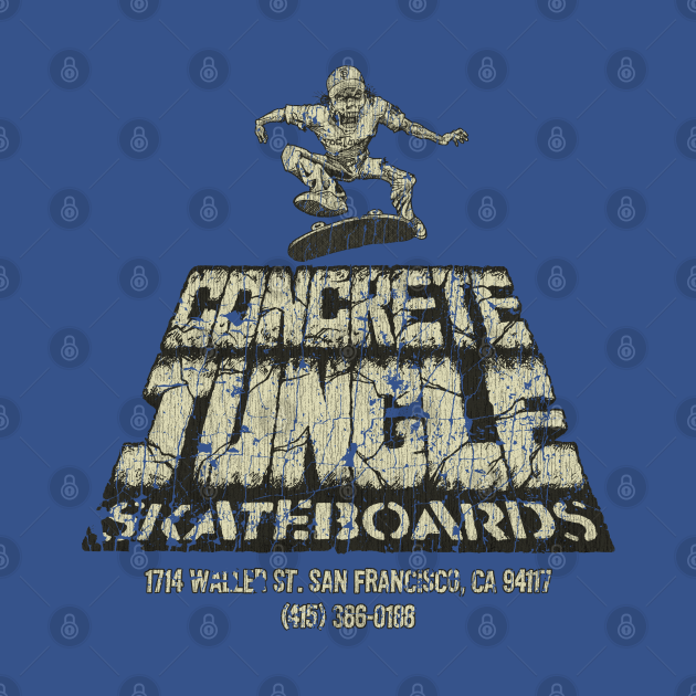 Concrete Jungle Skateboards Skateboarding TShirt TeePublic