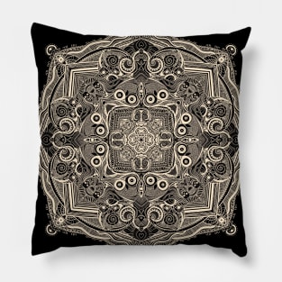 Mandala 05 (Dark Edition) Pillow