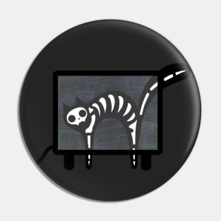 X-Ray Cat - Skeleton Kitty Xray Pin