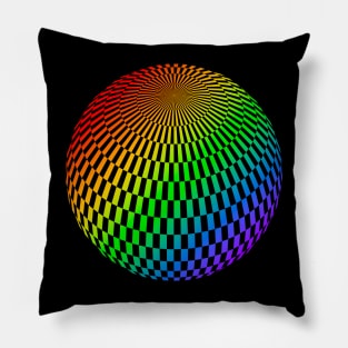 Circled Optical Illusion - #4 Pillow